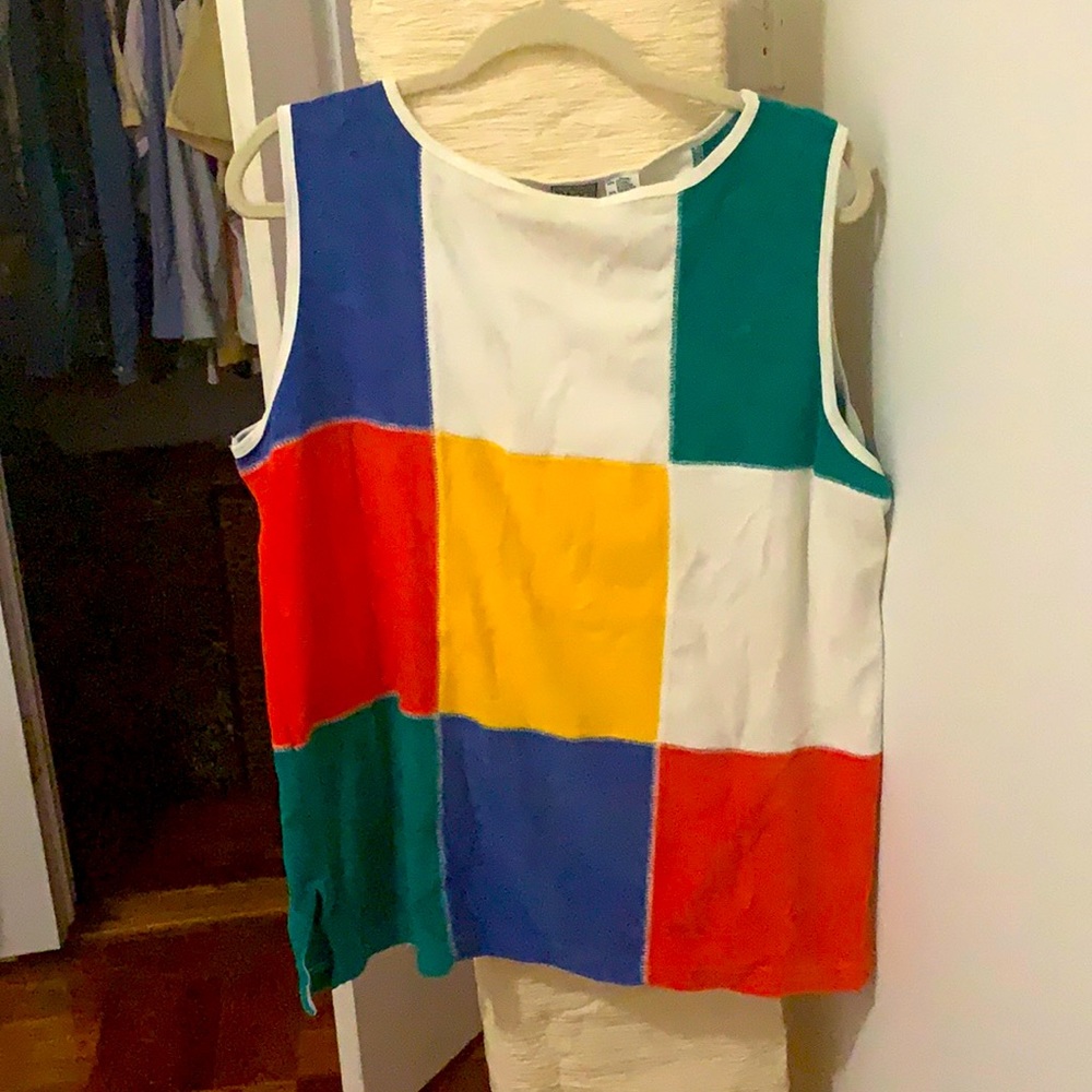 Original Russ Sport Company Colorblock Tank *VINTAGE*
